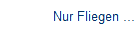 Nur Fliegen ...