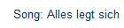 Song: Alles legt sich